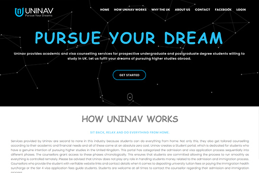 Education Consultancy Website